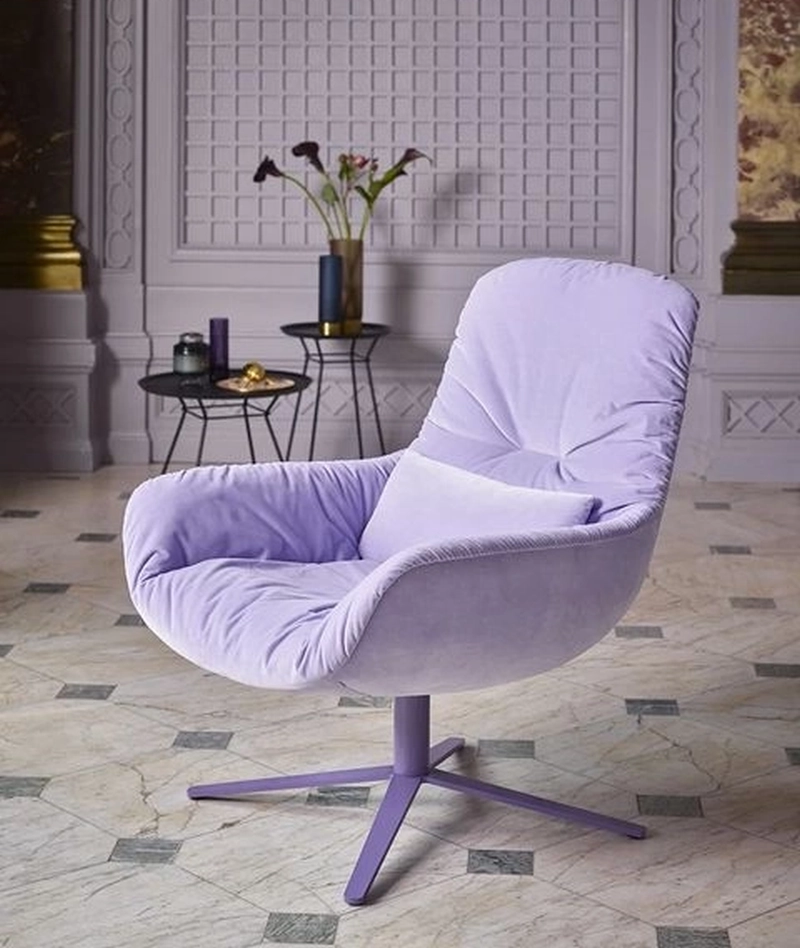 Ways to Add The Pantone Color of the Year 2022 in Your Home - lounge chair 