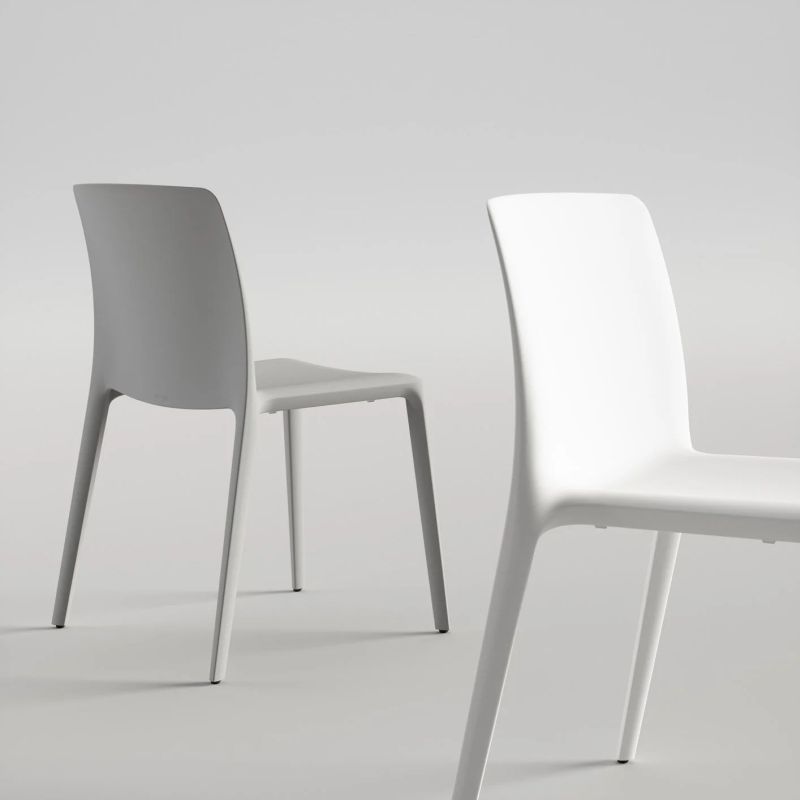 Recycled Plastic and Fiberglass Chair by Actiu and Archirivolto Design