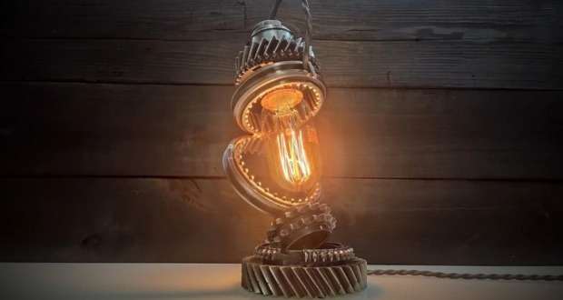 Microscopic Steampunk Lamp