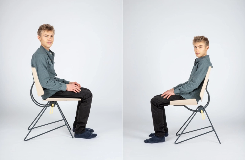 Switch2 Chair by Nicholas Fiedler Offers Infinite Sitting Positions