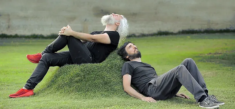 Andrea Sanna and Piergiorgio Robino of Studio Nucleo - Terra grass armchair