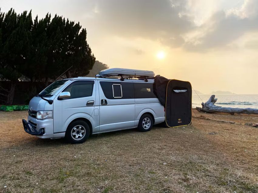 CARSULE Car Tent by MOGICS Fits any Vehicle with Hatchback That Opens Up