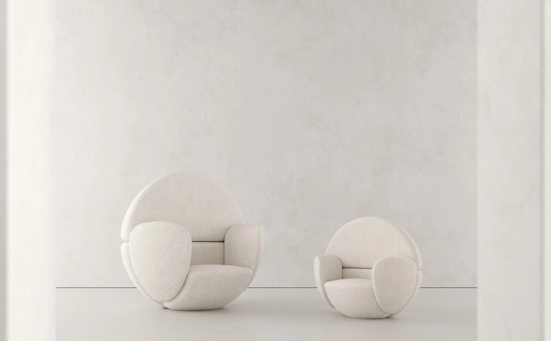 Clodette Chair by Studioforma Sports Rounded Shape