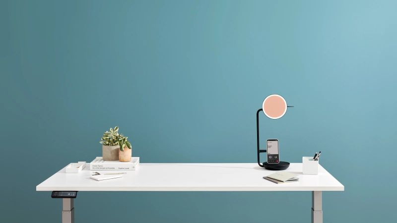 Eclipse Lamp by Steelcase is Designed to Improve Lighting During Video Calls