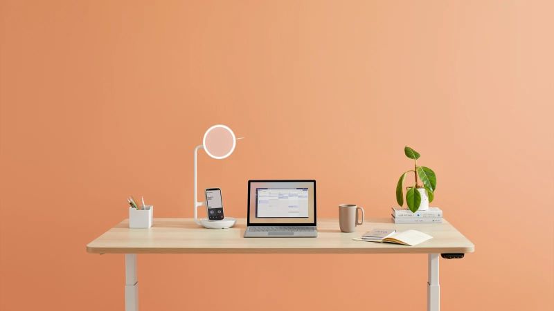 Eclipse Lamp by Steelcase is Designed to Improve Lighting During Video Calls