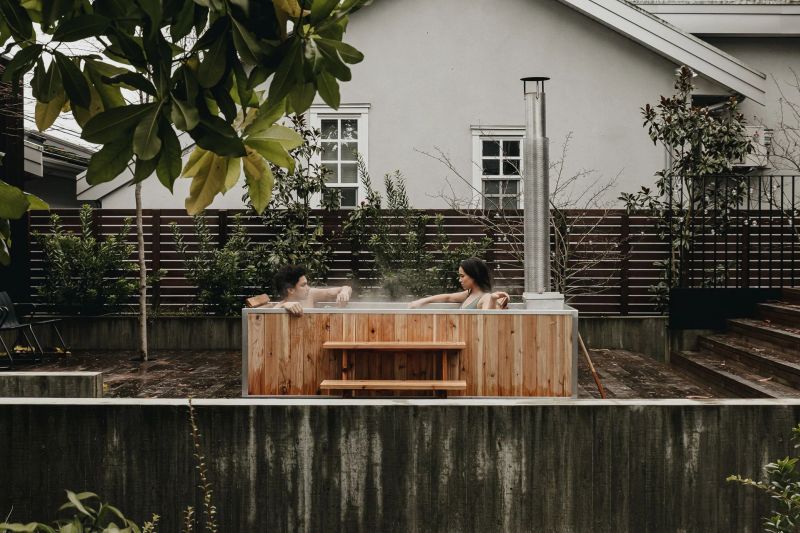 Goodland Makes Stylish Wood-Burning Hot Tubs from Recyclable Materials