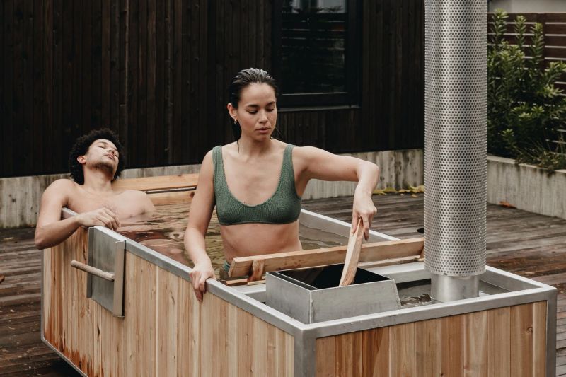 Goodland Makes Stylish Wood-Burning Hot Tubs from Recyclable Materials