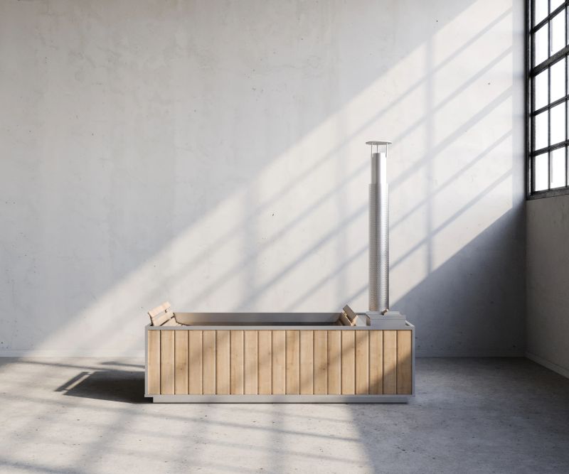 Goodland Makes Stylish Wood-Burning Hot Tubs from Recyclable Materials