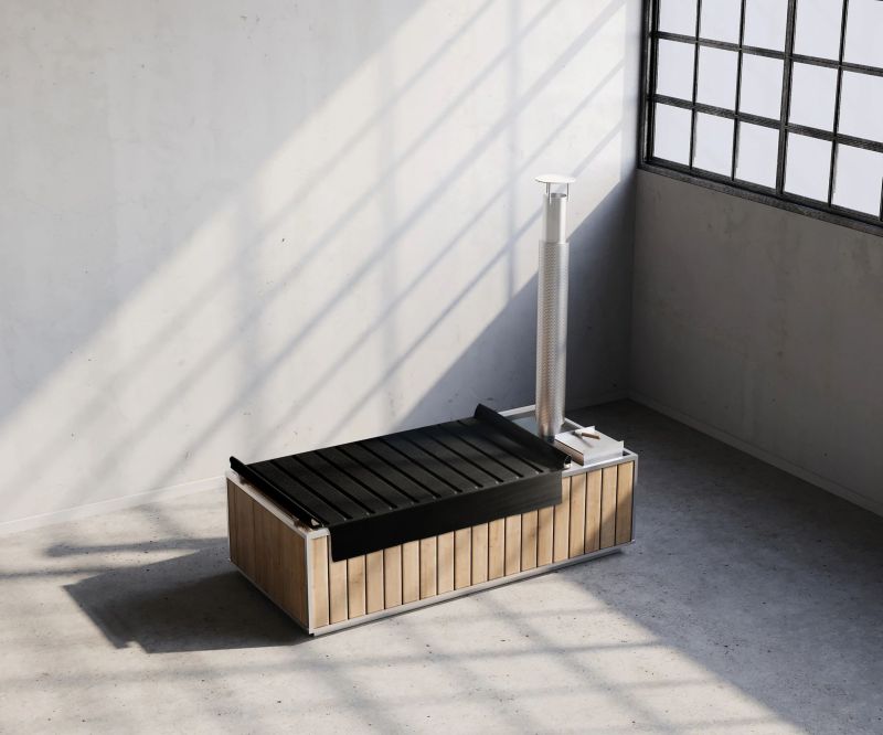 Goodland Makes Stylish Wood-Burning Hot Tubs from Recyclable Materials