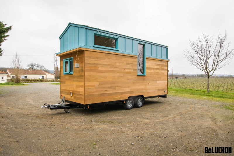 Kalzenning Tiny Touse on Wheels by Baluchon has Two Loft Bedrooms exterior