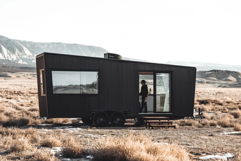 Land Ark RV Launches New Quatro Tiny House with All-Black Exterior