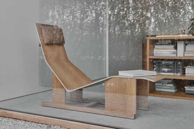 Massproductions’ 4PM Lounge Chair Offers Comfort with a Wooden Seat classy