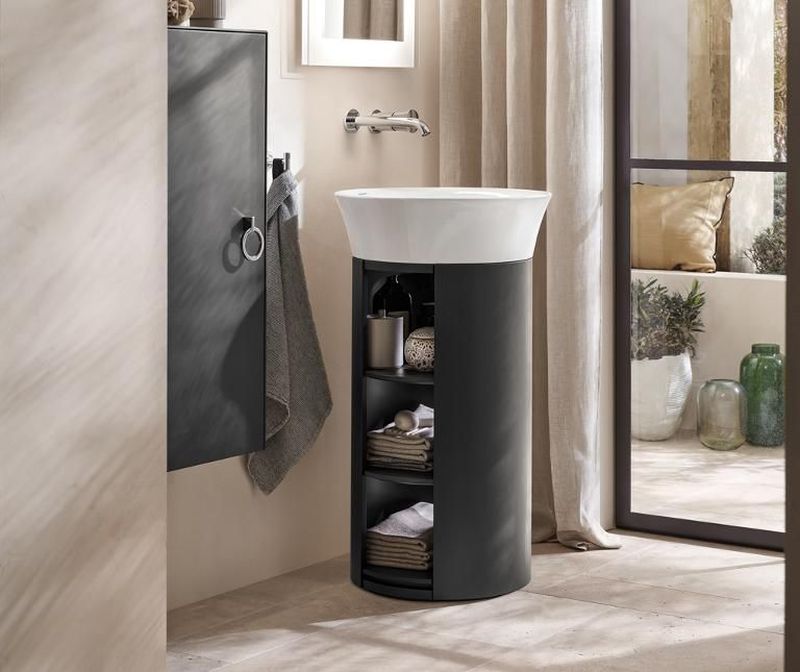 Philippe Starck Designs White Tulip Bathroom Collection for Duravit