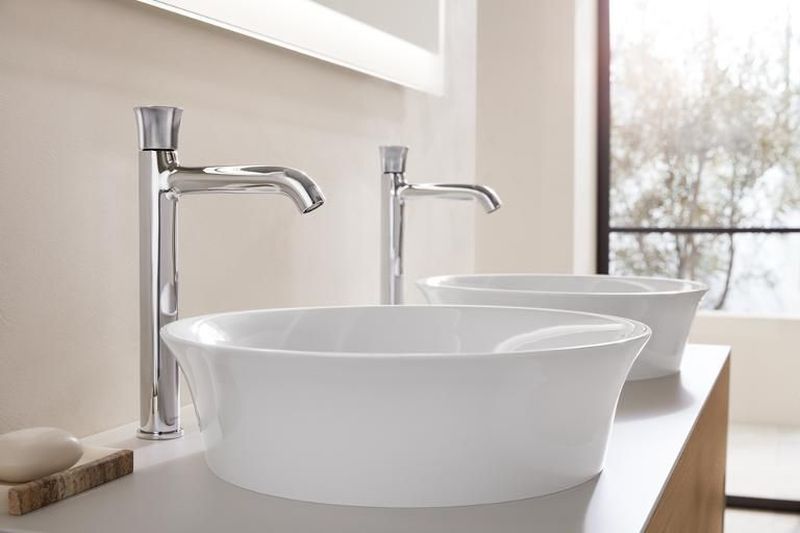 Philippe Starck Designs White Tulip Bathroom Collection for Duravit