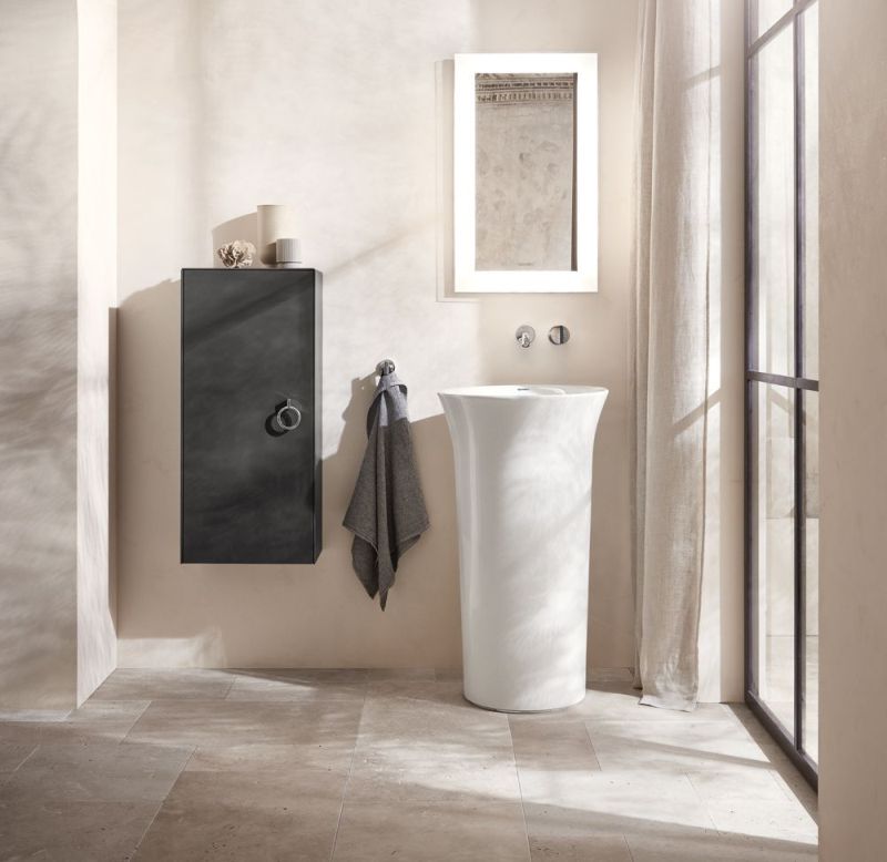 Philippe Starck Designs White Tulip Bathroom Collection for Duravit