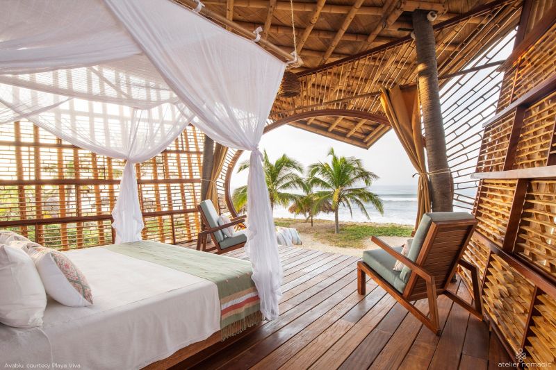 Playa Viva in Mexico Welcomes New Bamboo Treehouses