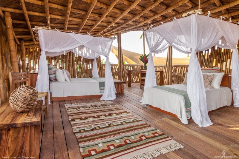 Playa Viva in Mexico Welcomes New Bamboo Treehouses