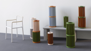 Rombini Ceramic Vases by Bitossi Sports Architectural Look and Feel