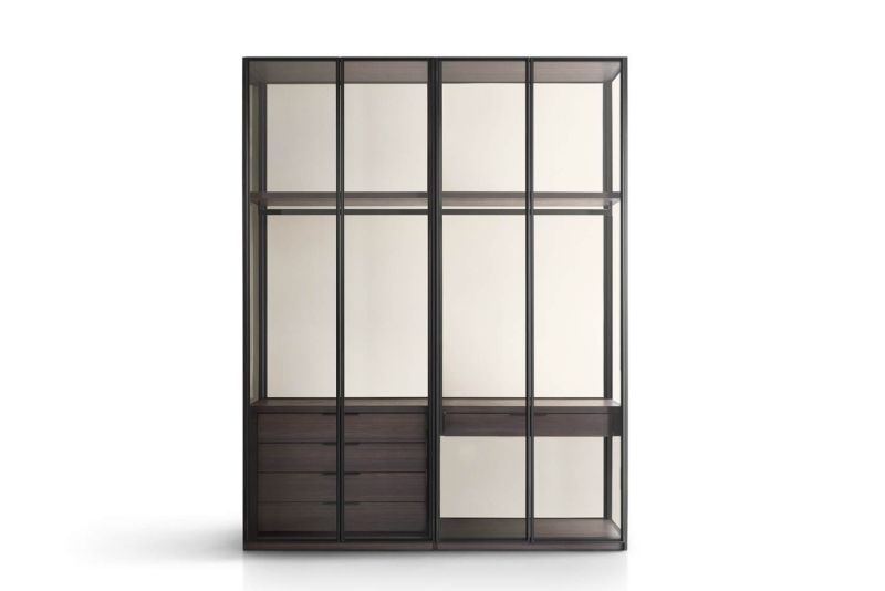 Tian Wardrobe by Lema is Made Entirely of Glass