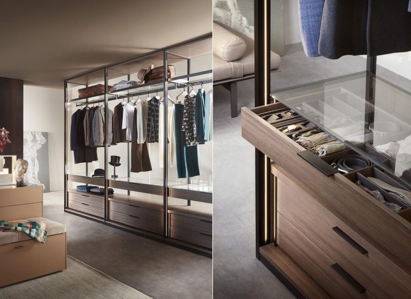 Tian Wardrobe by Lema is Made Entirely of Glass