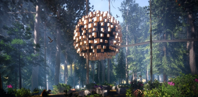 Enjoy Treehouse Stay and Bird-Watching at Treehotel’s New Biosphere