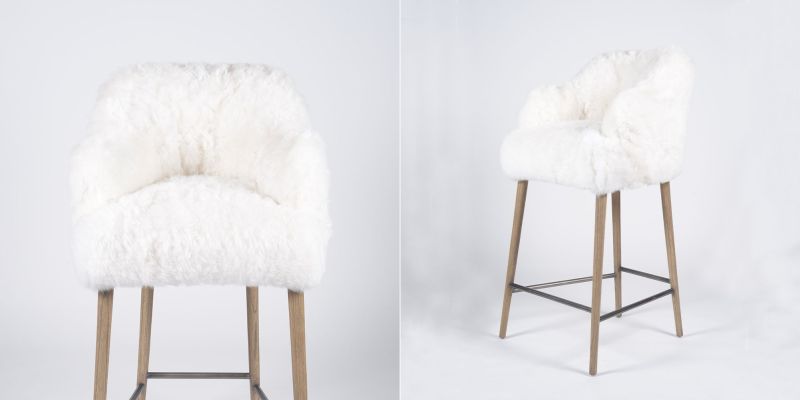 YETI Bar Chair With Short Fur