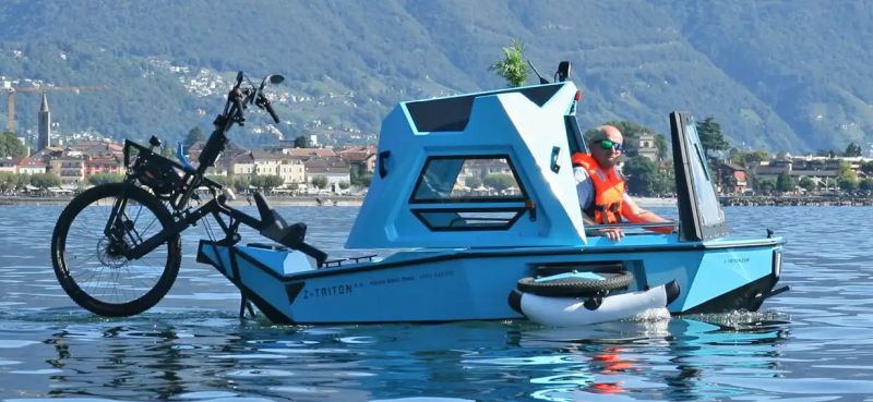 BeTriton by Zeltini is a Bike, Boat and a House in One_2