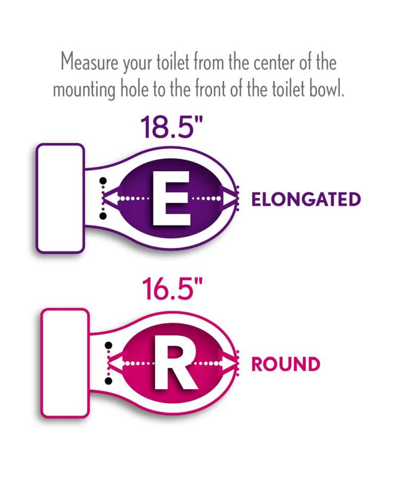 Clean Shield Toilet Seat is Elevated 3-Inches Higher Than Normal to Assist People with Disabilities