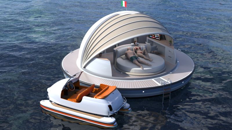 Lazzarini Design Studio Launches Pearl Suiteds that Float Over Water