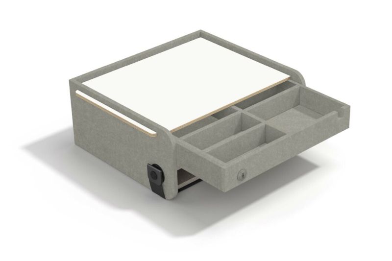 Neo Box is Storage Drawer for Office desk that can be Carried Away Like a Bag