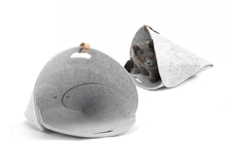 PICA Cat Bed by Mingdu Design Transforms into Pet Carrier Bag