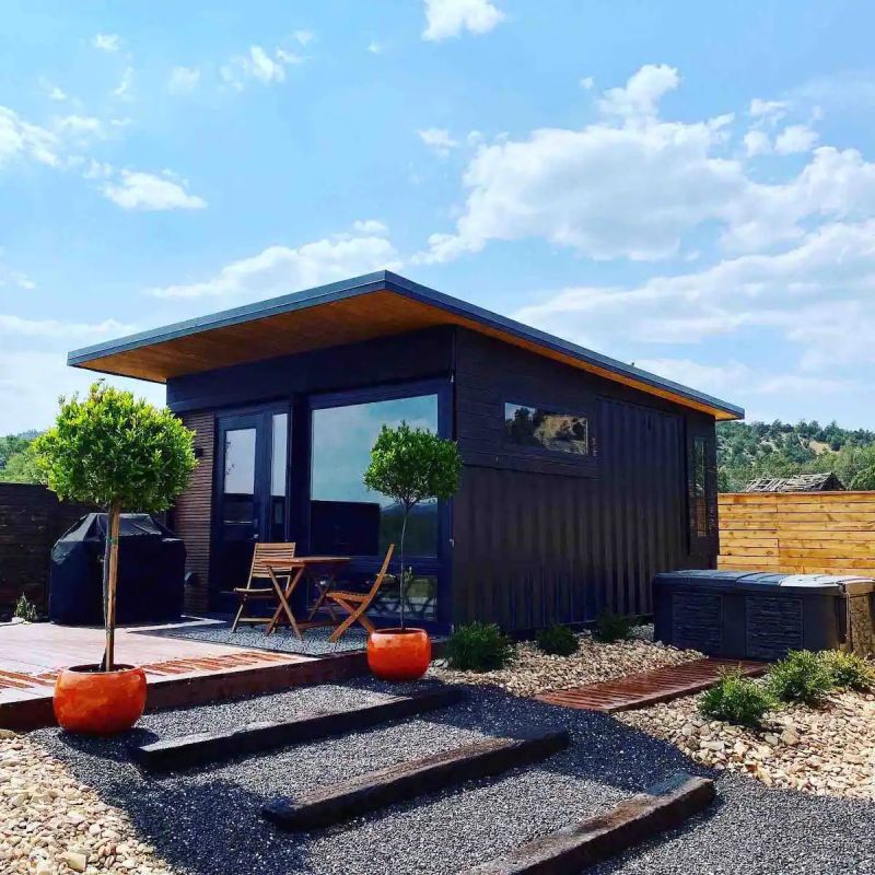 This Tiny Shipping Container Home in Utah can be Rented on Airbnb