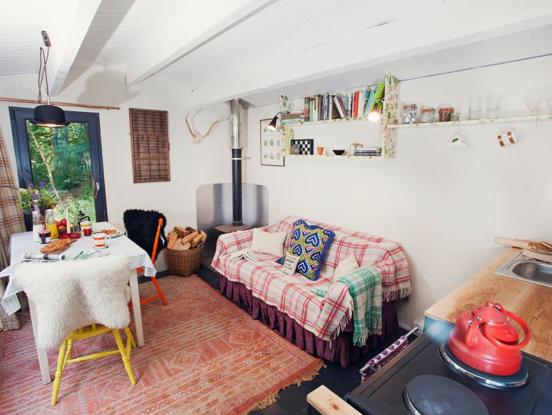 This Tiny Wooden Cabin in Abergavenny, Wales is Close to Nature but not So Far from City