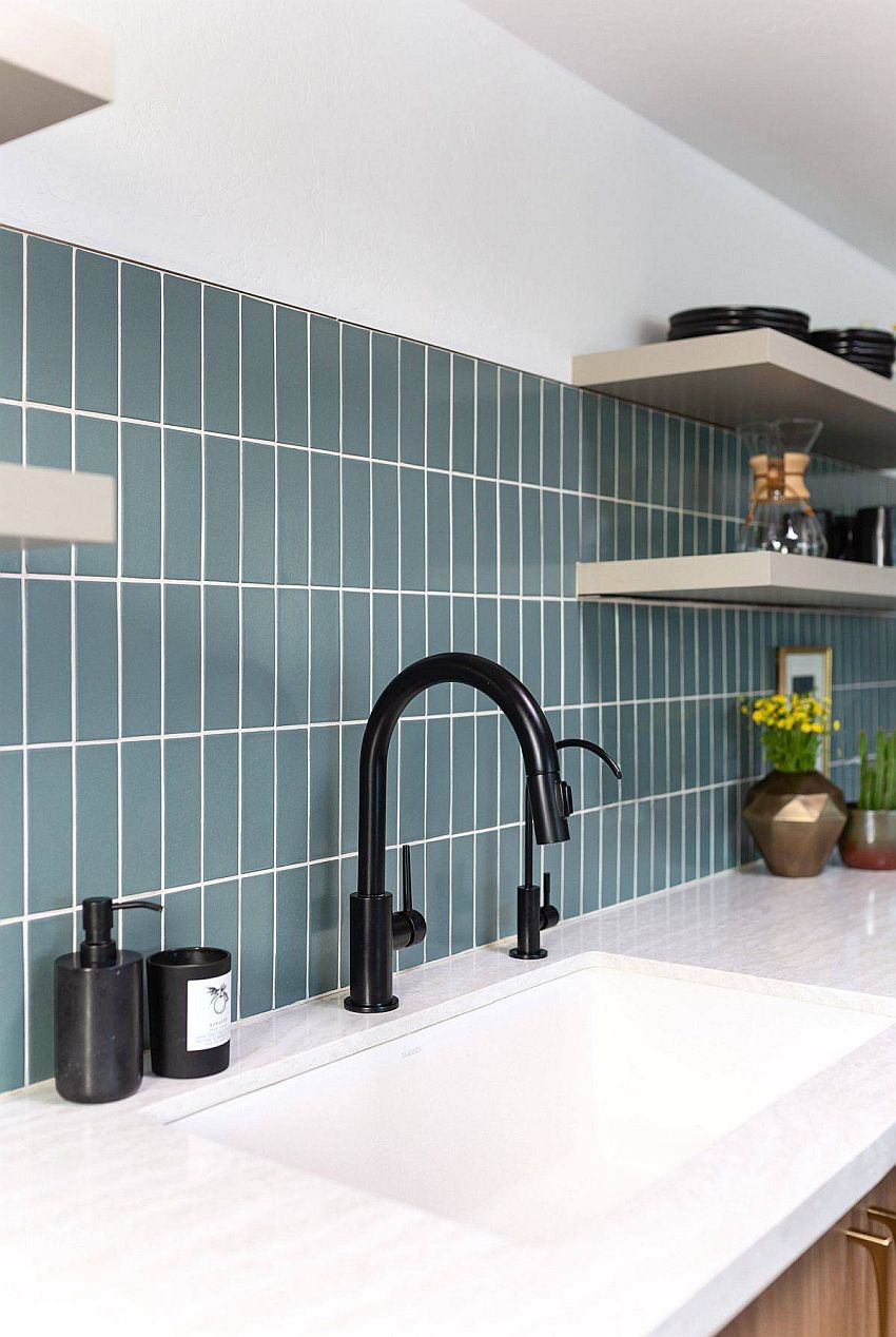 Turn the tiles vertical for a new look in the kitchen