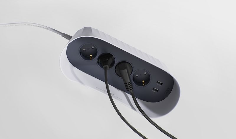 Ye-Eun Son Designs Upside Down Power Strip that Looks Elegant and Hides Sockets