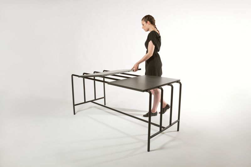 Abacus table by Pierre-Emmanuel Vandeputte