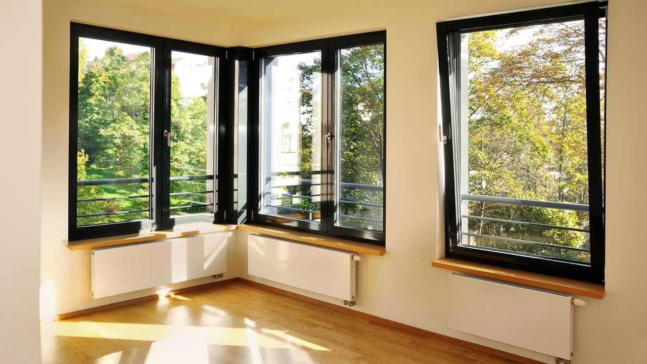 Aluminum window frames