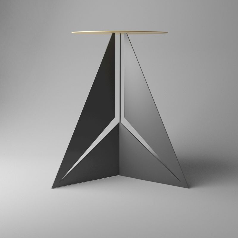 Black Star side table by Deniz Aktay Conceptual Design