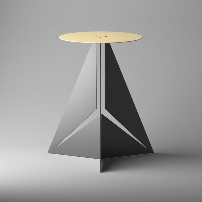 Black Star side table by Deniz Aktay Conceptual Design