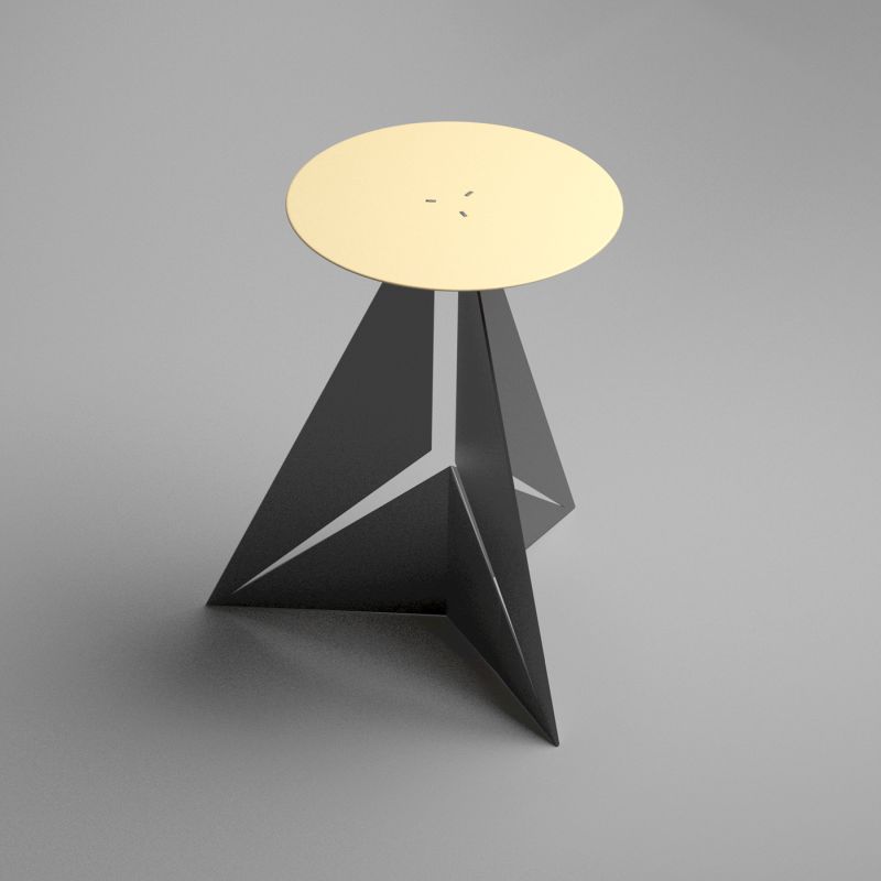 Black Star side table by Deniz Aktay Conceptual Design