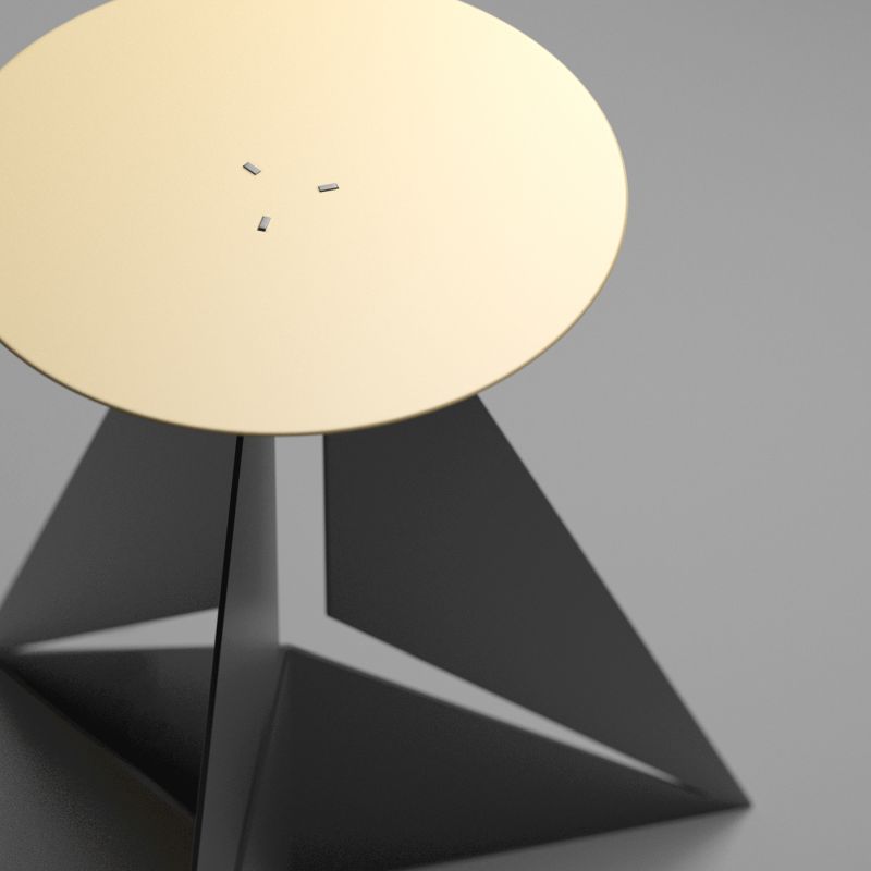 Black Star side table by Deniz Aktay Conceptual Design 