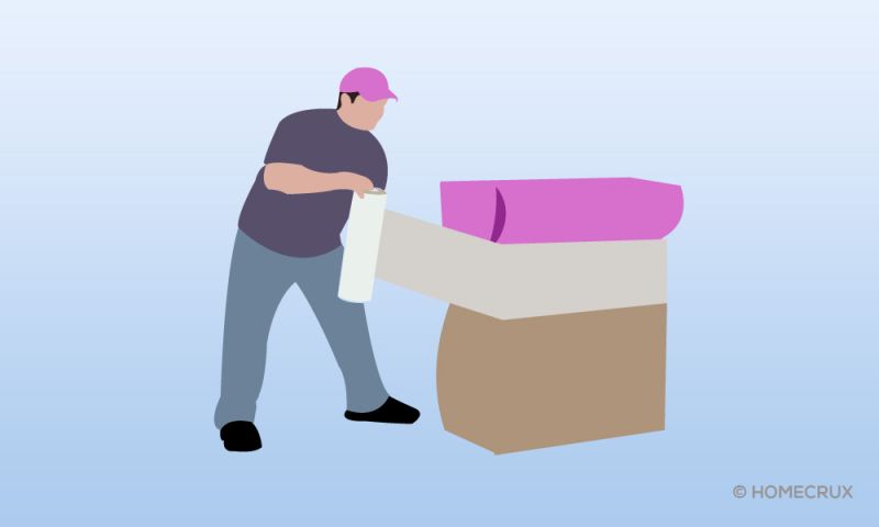 How to move furniture by yourself simple tips - wrapping things and furniture