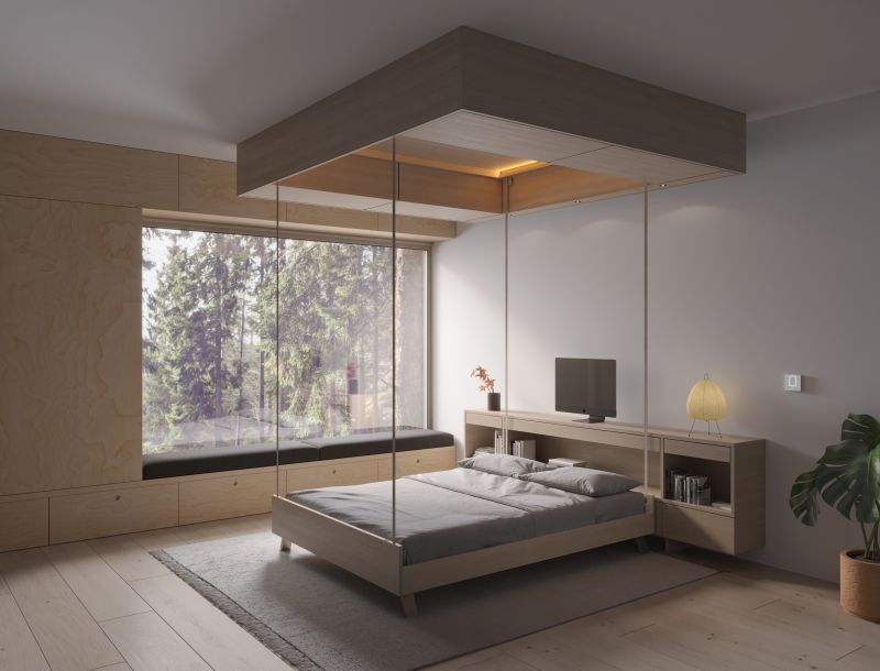 Smart Ceiling Bed by Bumblebee Spaces