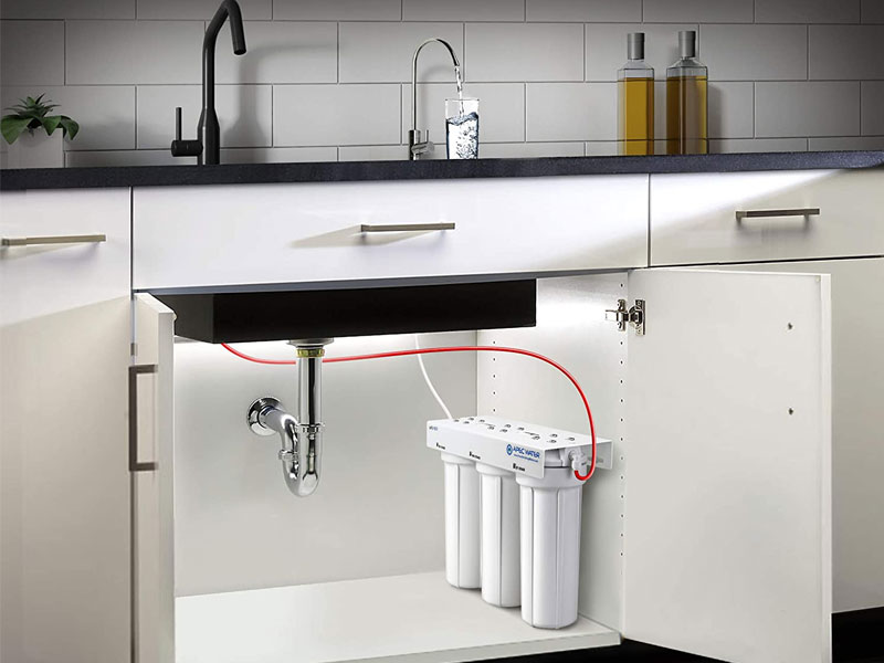 In-home water filtration system