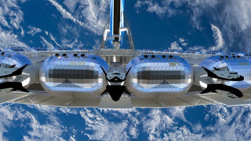 World First Space Hotel by Orbital Assembly Corporation