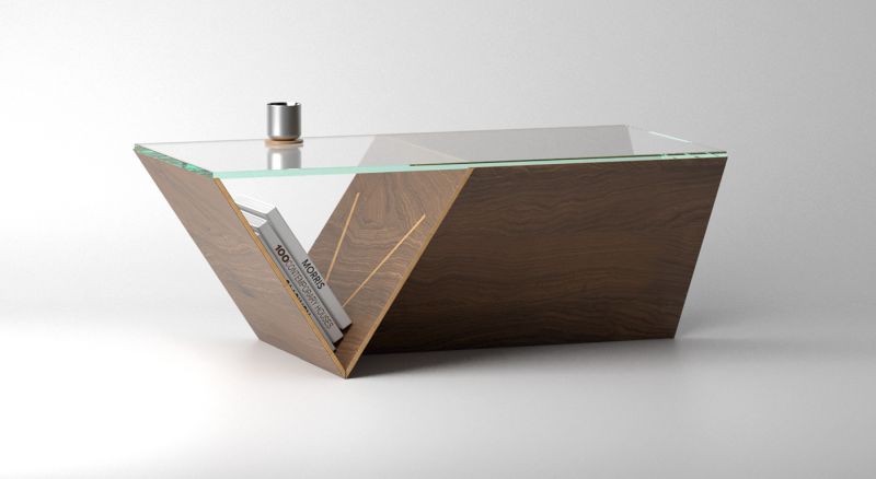 Converse coffee table by Deniz Aktay