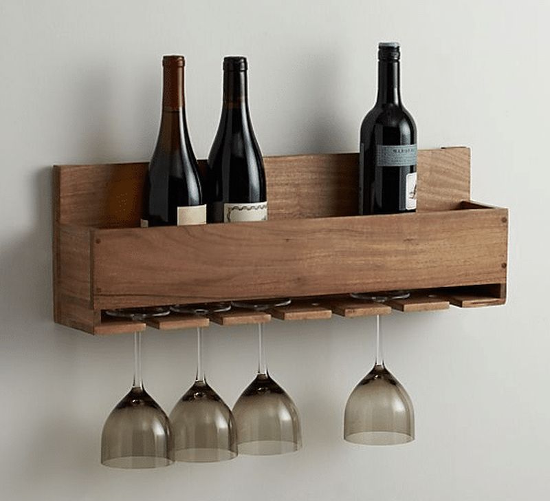 DIY Wine Rack from scrap wood easy