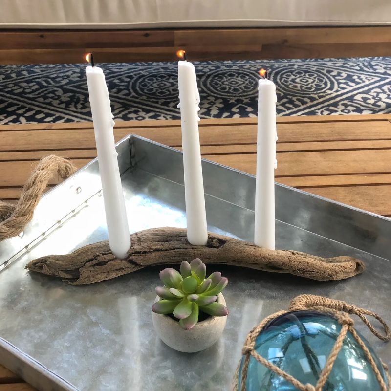 Driftwood Candle Holder DIY project to make