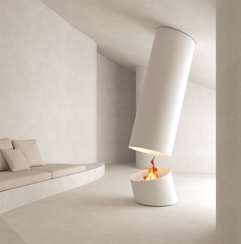 GlammFire Brings its Contour Bioethanol Fireplace to Salone