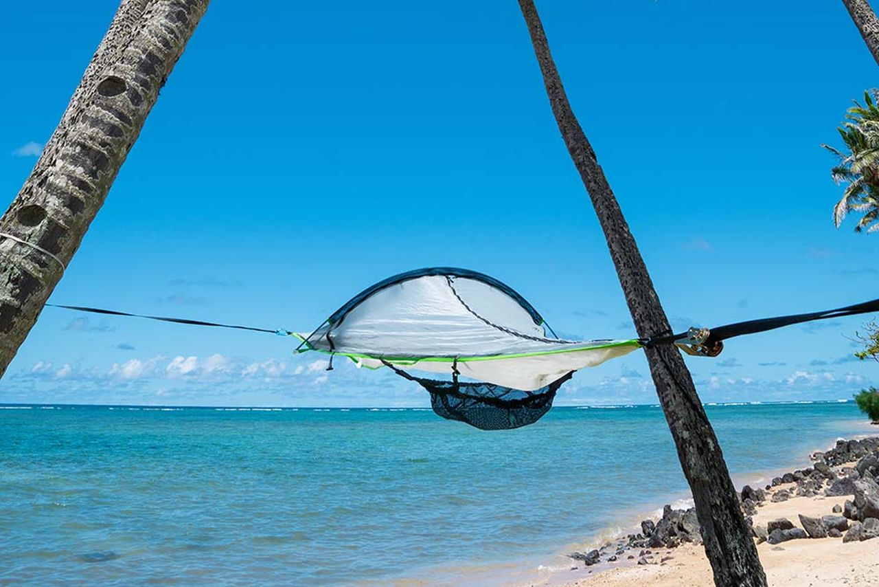 Ocean Plastic Tent and Hammock by Tentsile